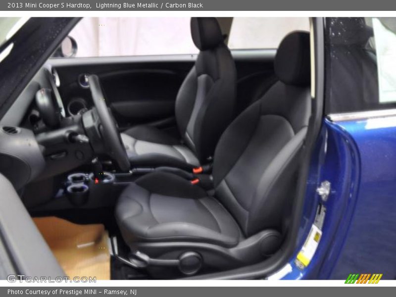 Lightning Blue Metallic / Carbon Black 2013 Mini Cooper S Hardtop