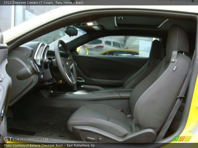 Rally Yellow / Black 2012 Chevrolet Camaro LT Coupe