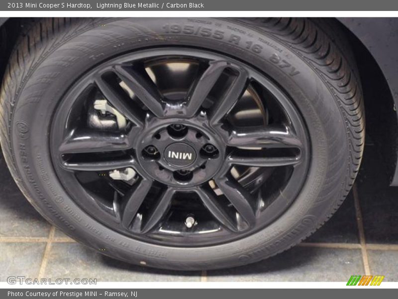 Lightning Blue Metallic / Carbon Black 2013 Mini Cooper S Hardtop