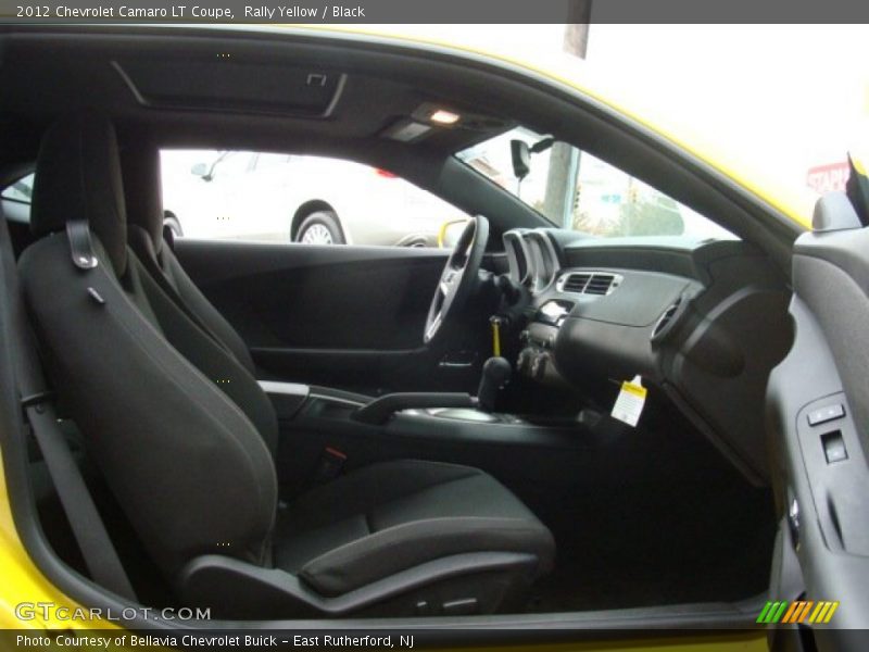 Rally Yellow / Black 2012 Chevrolet Camaro LT Coupe