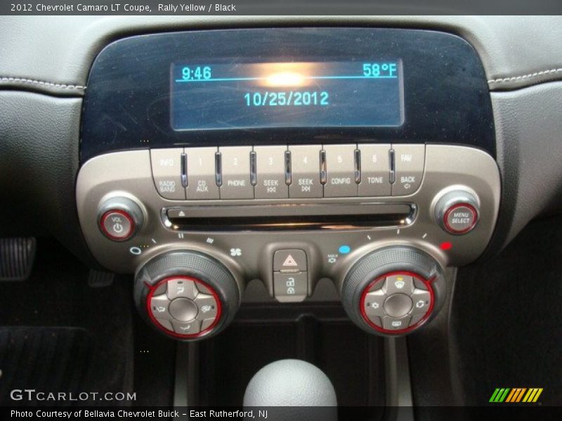 Rally Yellow / Black 2012 Chevrolet Camaro LT Coupe