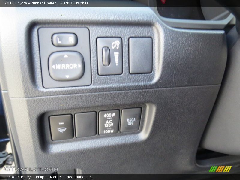Controls of 2013 4Runner Limited