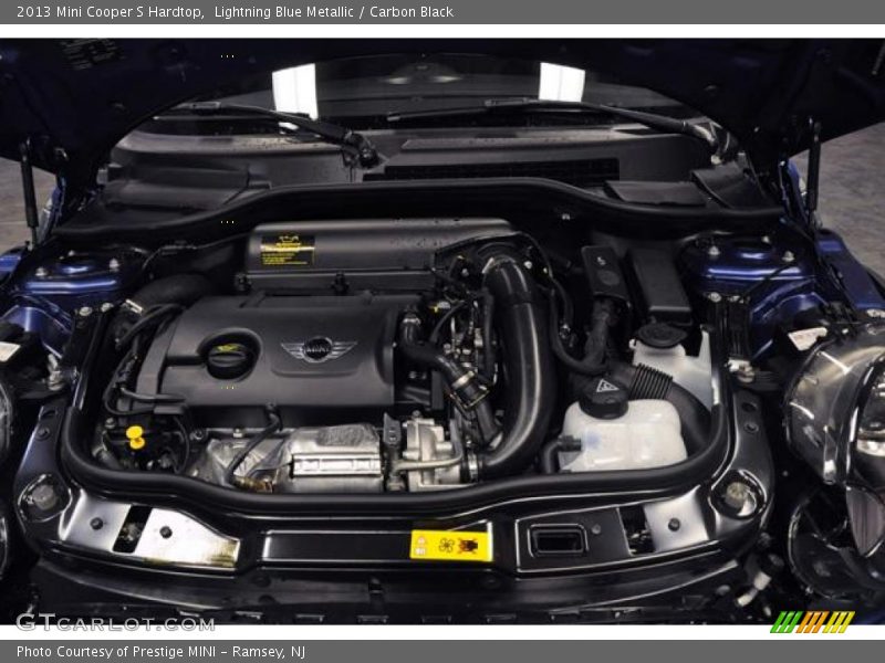 Lightning Blue Metallic / Carbon Black 2013 Mini Cooper S Hardtop