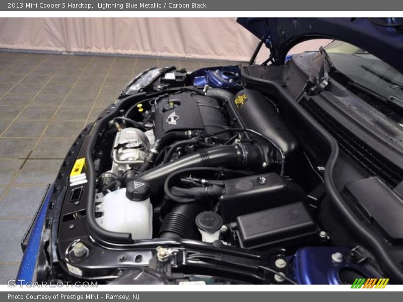Lightning Blue Metallic / Carbon Black 2013 Mini Cooper S Hardtop