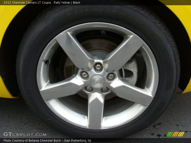 Rally Yellow / Black 2012 Chevrolet Camaro LT Coupe