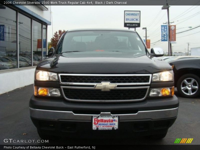 Black / Dark Charcoal 2006 Chevrolet Silverado 1500 Work Truck Regular Cab 4x4