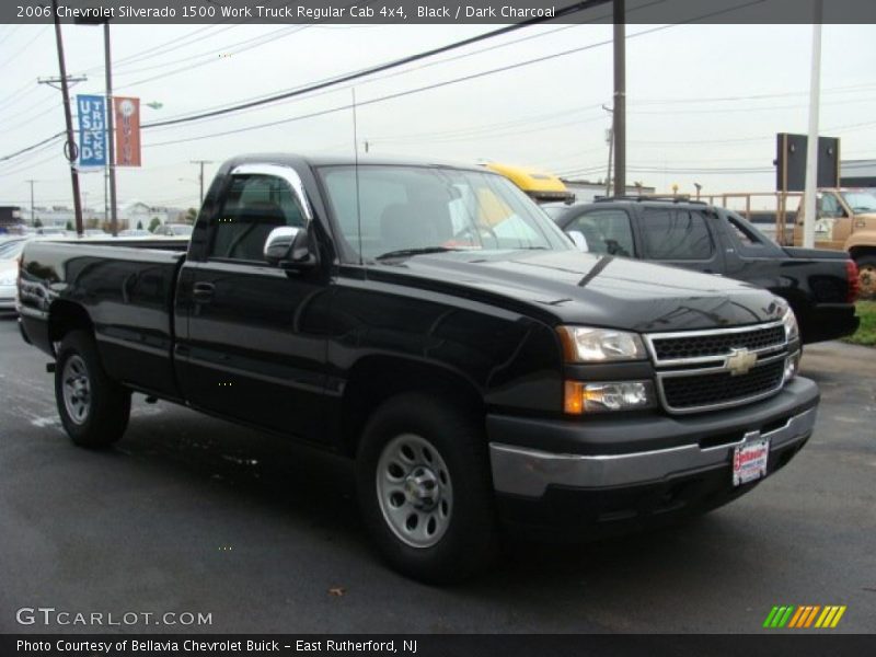 Black / Dark Charcoal 2006 Chevrolet Silverado 1500 Work Truck Regular Cab 4x4
