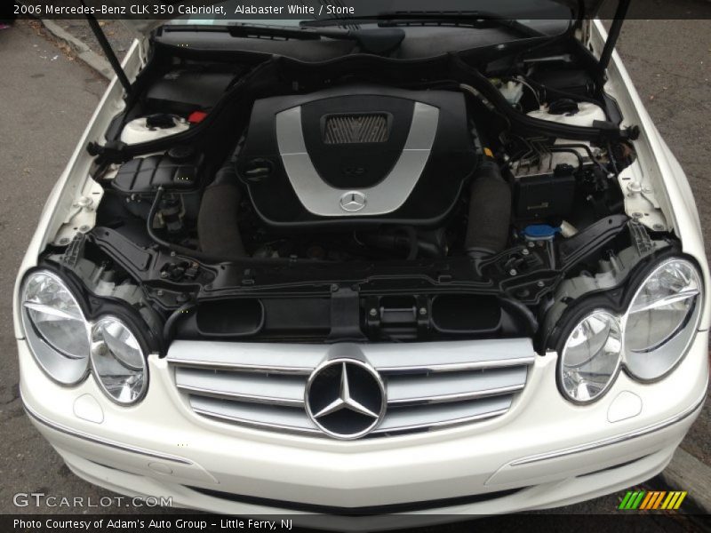 Alabaster White / Stone 2006 Mercedes-Benz CLK 350 Cabriolet