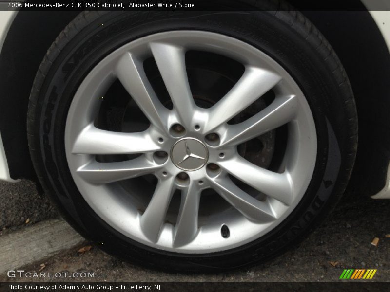 Alabaster White / Stone 2006 Mercedes-Benz CLK 350 Cabriolet