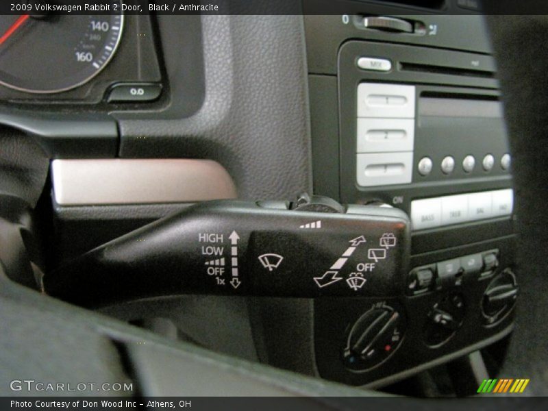 Controls of 2009 Rabbit 2 Door