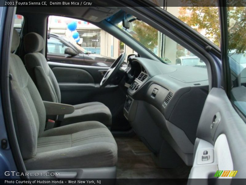Denim Blue Mica / Gray 2001 Toyota Sienna CE