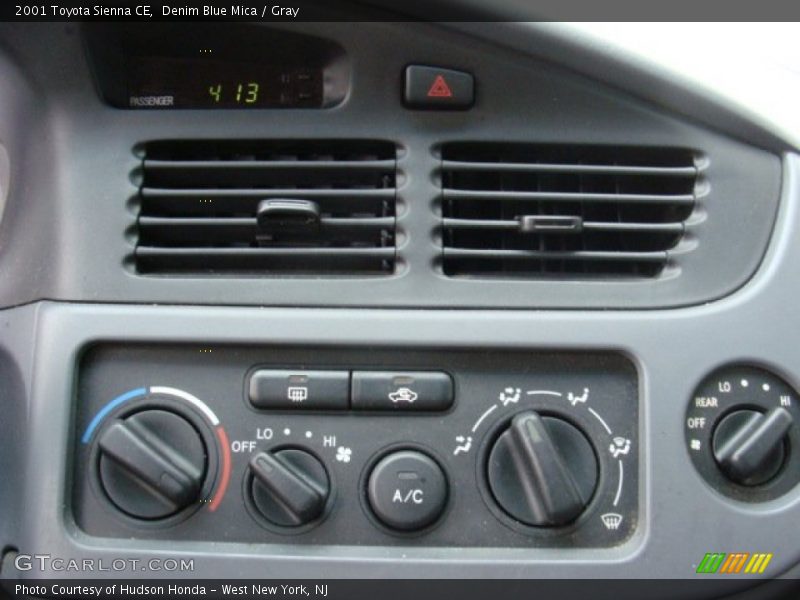 Denim Blue Mica / Gray 2001 Toyota Sienna CE