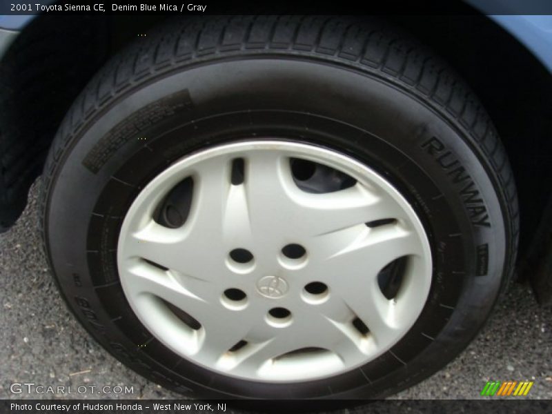Denim Blue Mica / Gray 2001 Toyota Sienna CE