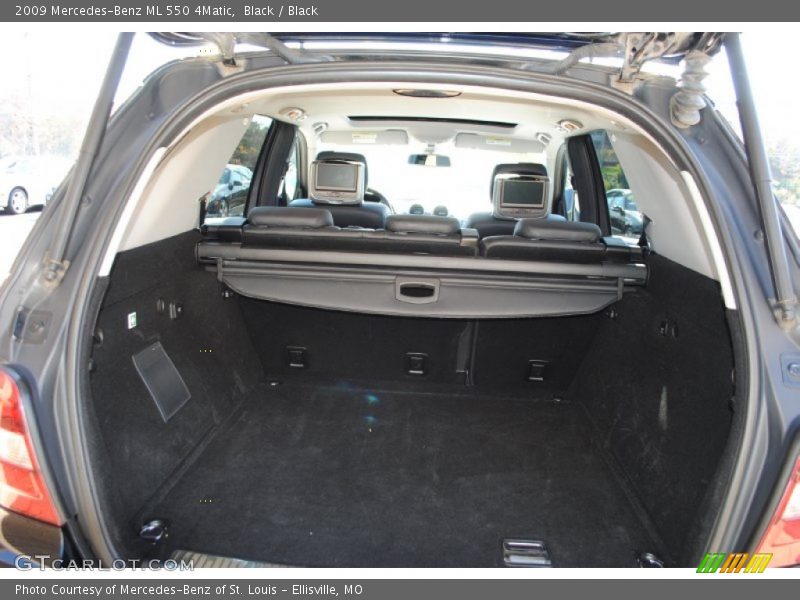 Black / Black 2009 Mercedes-Benz ML 550 4Matic
