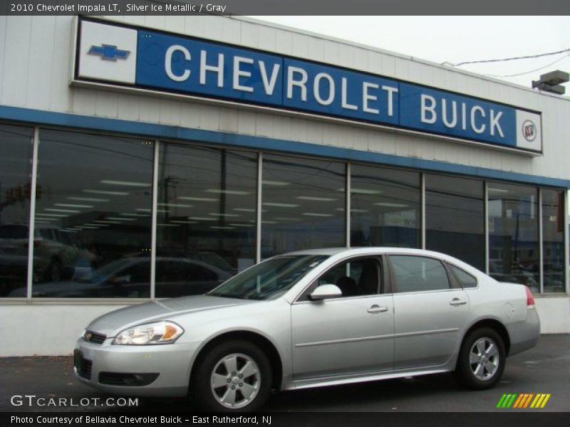 Silver Ice Metallic / Gray 2010 Chevrolet Impala LT