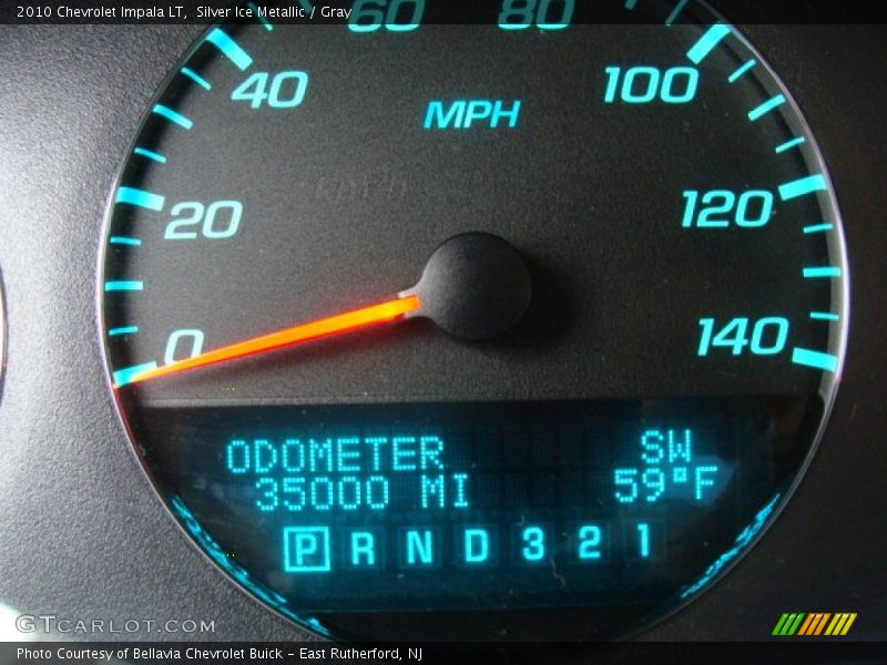 Silver Ice Metallic / Gray 2010 Chevrolet Impala LT