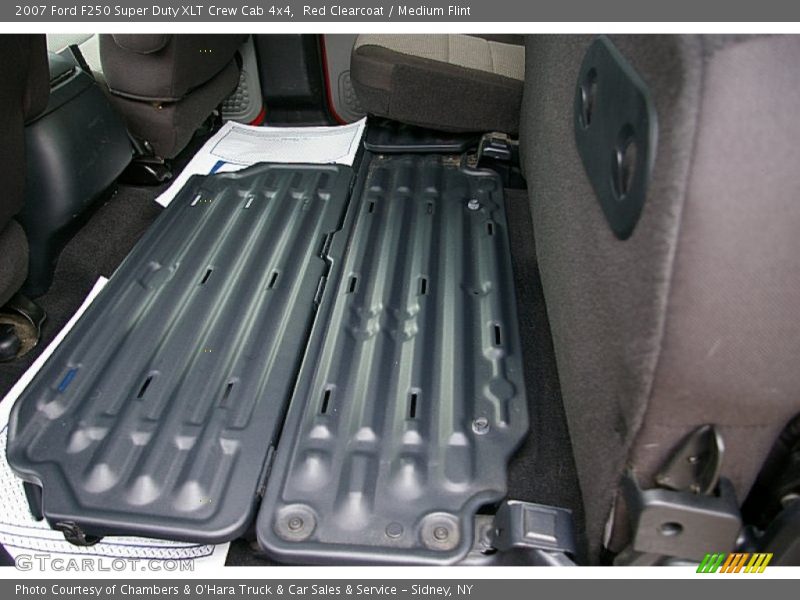 Red Clearcoat / Medium Flint 2007 Ford F250 Super Duty XLT Crew Cab 4x4