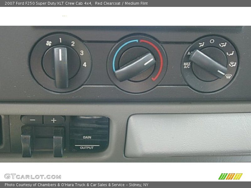 Red Clearcoat / Medium Flint 2007 Ford F250 Super Duty XLT Crew Cab 4x4