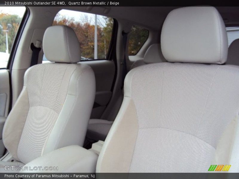 Quartz Brown Metallic / Beige 2010 Mitsubishi Outlander SE 4WD
