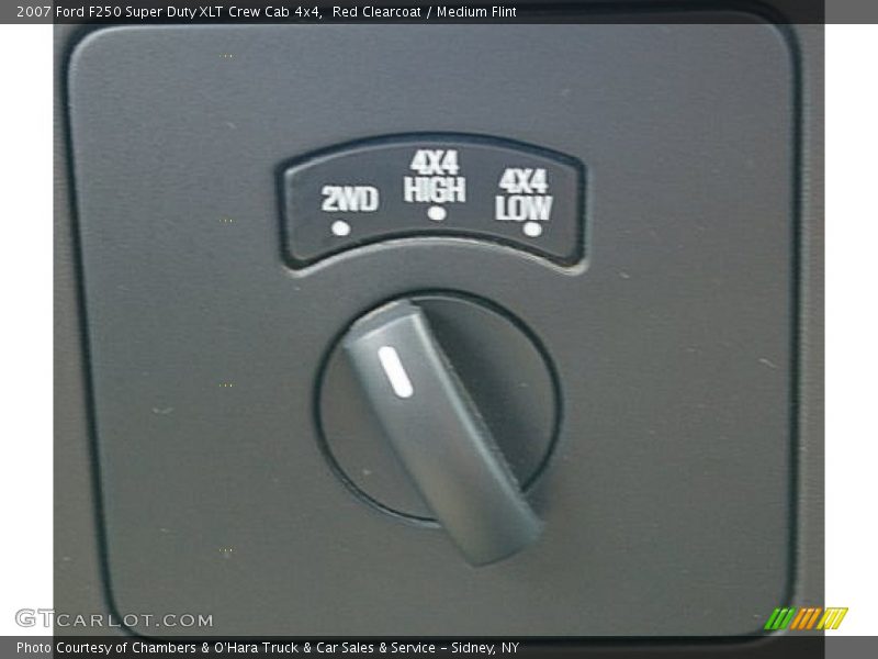 Red Clearcoat / Medium Flint 2007 Ford F250 Super Duty XLT Crew Cab 4x4