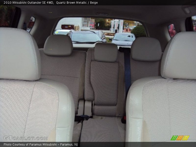 Quartz Brown Metallic / Beige 2010 Mitsubishi Outlander SE 4WD