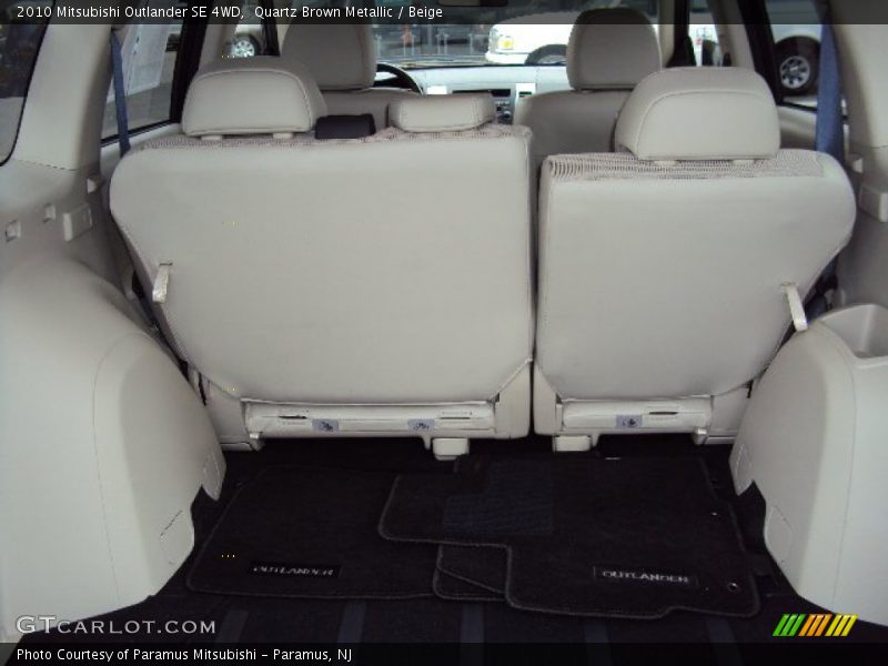 Quartz Brown Metallic / Beige 2010 Mitsubishi Outlander SE 4WD