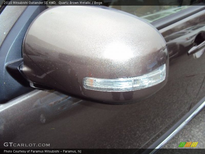 Quartz Brown Metallic / Beige 2010 Mitsubishi Outlander SE 4WD