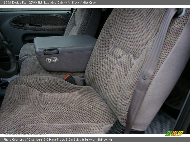 Black / Mist Gray 1999 Dodge Ram 2500 SLT Extended Cab 4x4