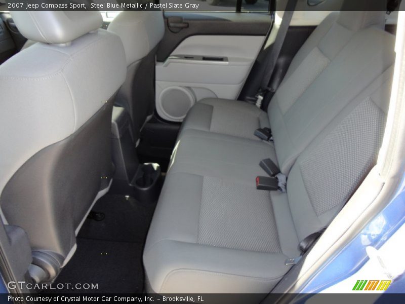 Steel Blue Metallic / Pastel Slate Gray 2007 Jeep Compass Sport