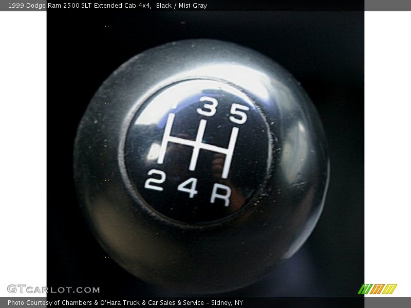 Black / Mist Gray 1999 Dodge Ram 2500 SLT Extended Cab 4x4