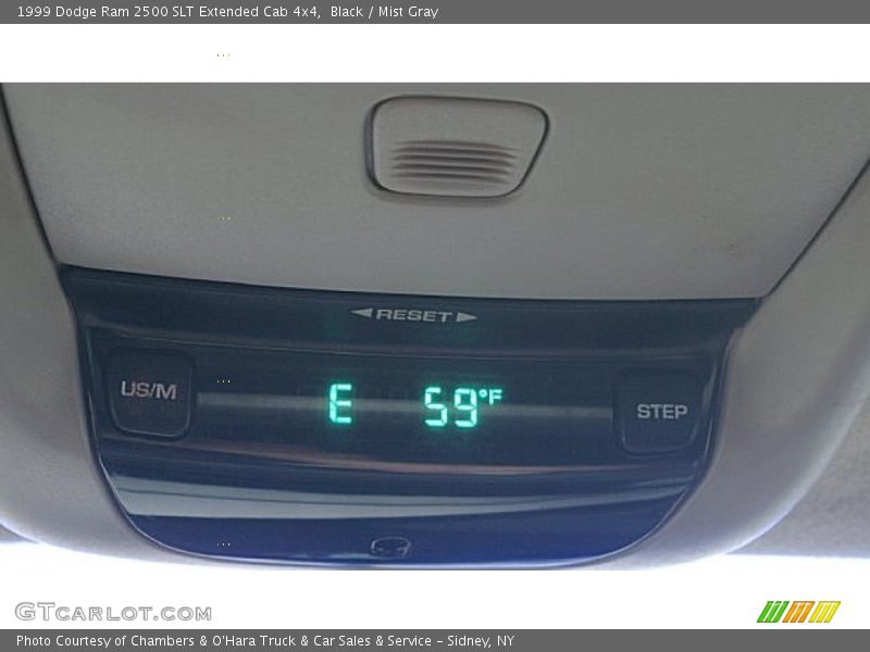 Black / Mist Gray 1999 Dodge Ram 2500 SLT Extended Cab 4x4