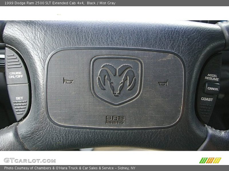 Black / Mist Gray 1999 Dodge Ram 2500 SLT Extended Cab 4x4