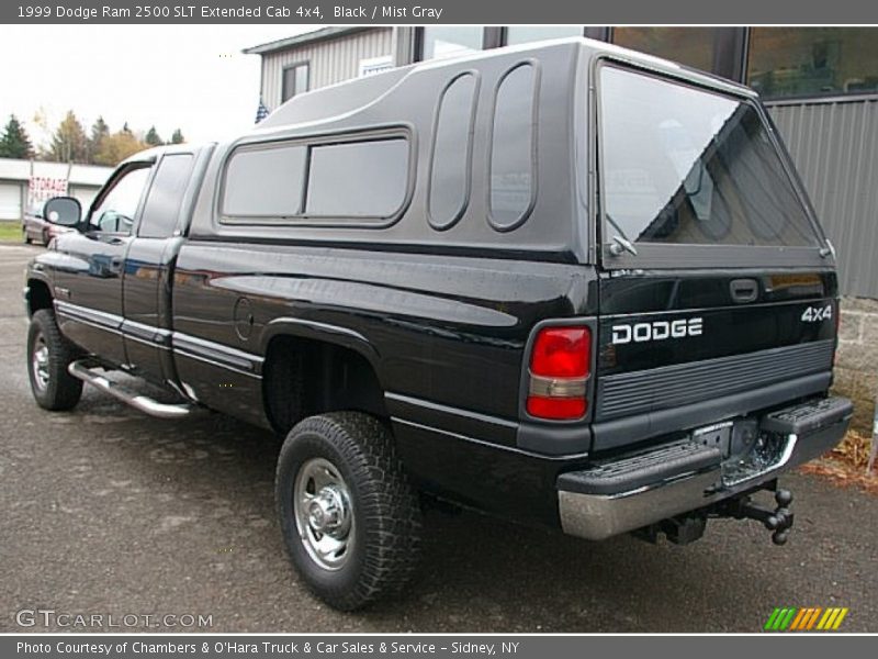 Black / Mist Gray 1999 Dodge Ram 2500 SLT Extended Cab 4x4