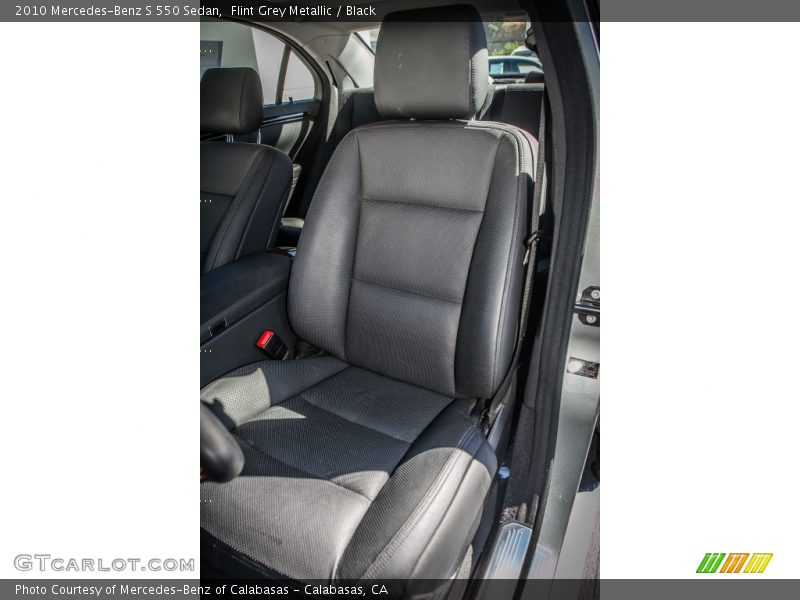 Flint Grey Metallic / Black 2010 Mercedes-Benz S 550 Sedan