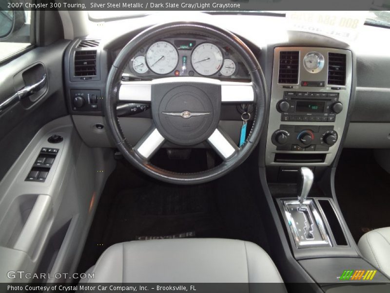 Silver Steel Metallic / Dark Slate Gray/Light Graystone 2007 Chrysler 300 Touring