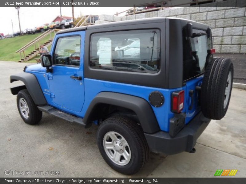 Cosmos Blue / Black 2012 Jeep Wrangler Sport 4x4