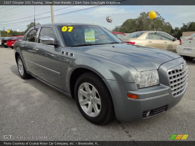 Silver Steel Metallic / Dark Slate Gray/Light Graystone 2007 Chrysler 300 Touring