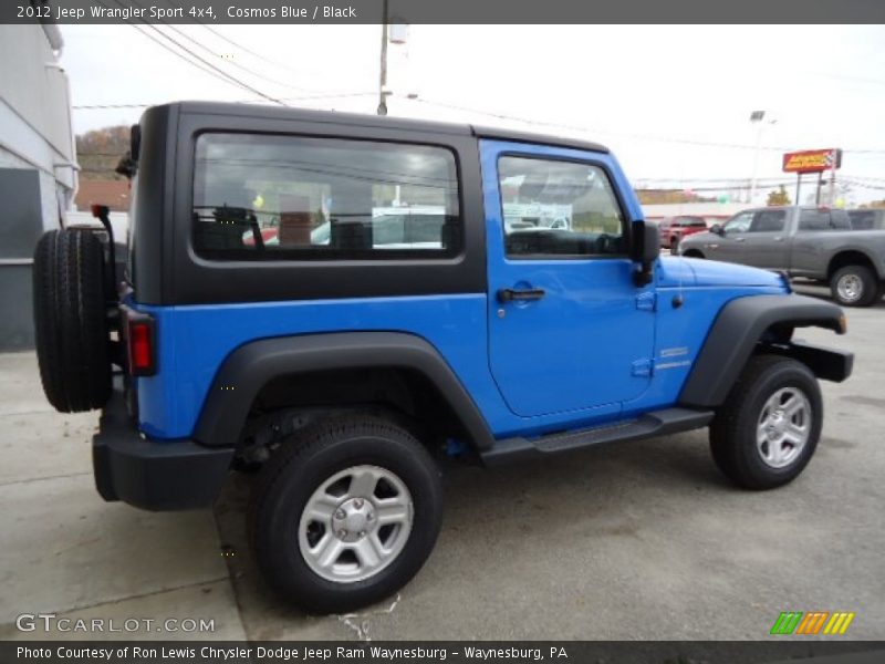 Cosmos Blue / Black 2012 Jeep Wrangler Sport 4x4