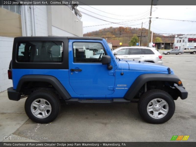 Cosmos Blue / Black 2012 Jeep Wrangler Sport 4x4