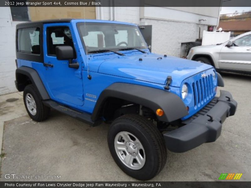Cosmos Blue / Black 2012 Jeep Wrangler Sport 4x4