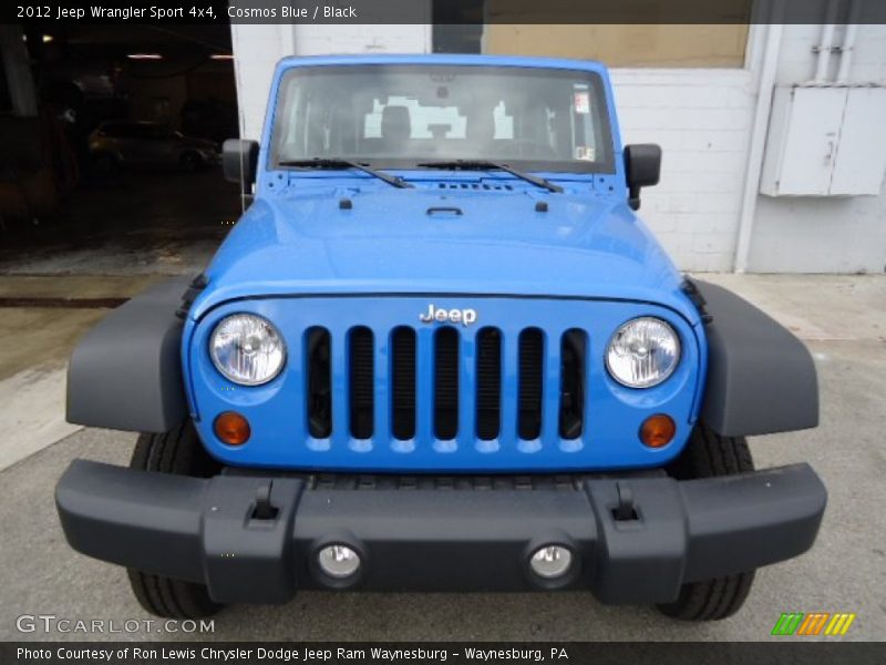 Cosmos Blue / Black 2012 Jeep Wrangler Sport 4x4