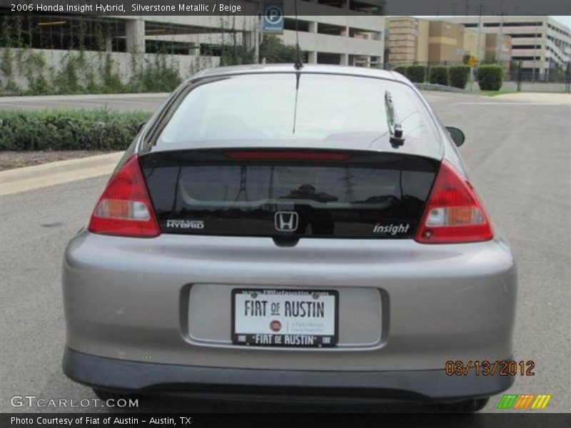 Silverstone Metallic / Beige 2006 Honda Insight Hybrid