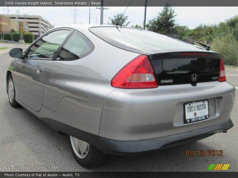 Silverstone Metallic / Beige 2006 Honda Insight Hybrid