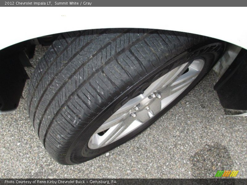 Summit White / Gray 2012 Chevrolet Impala LT