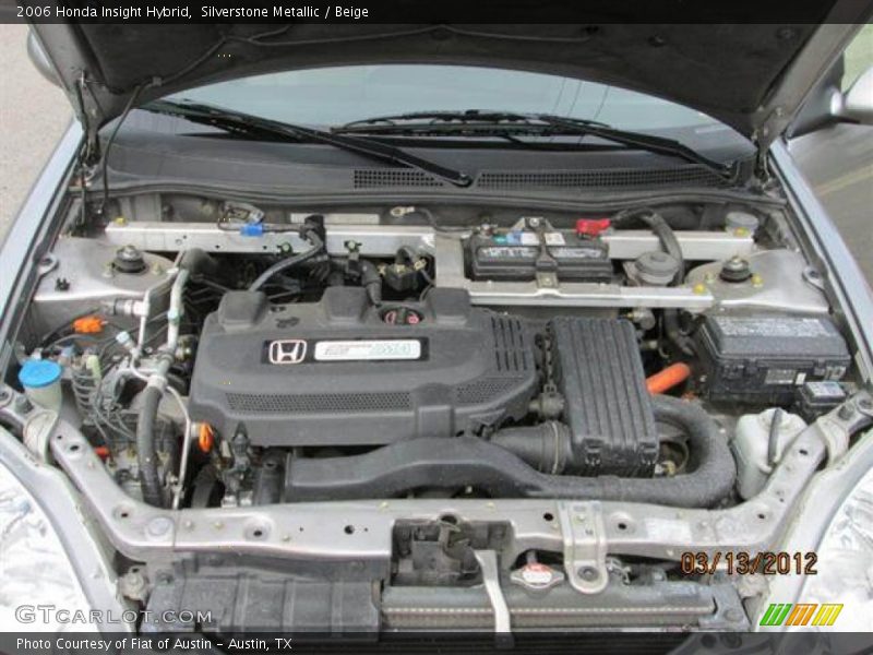  2006 Insight Hybrid Engine - 1.0 Liter SOHC 12-Valve 3 Cylinder IMA Gasoline/Electric Hybrid