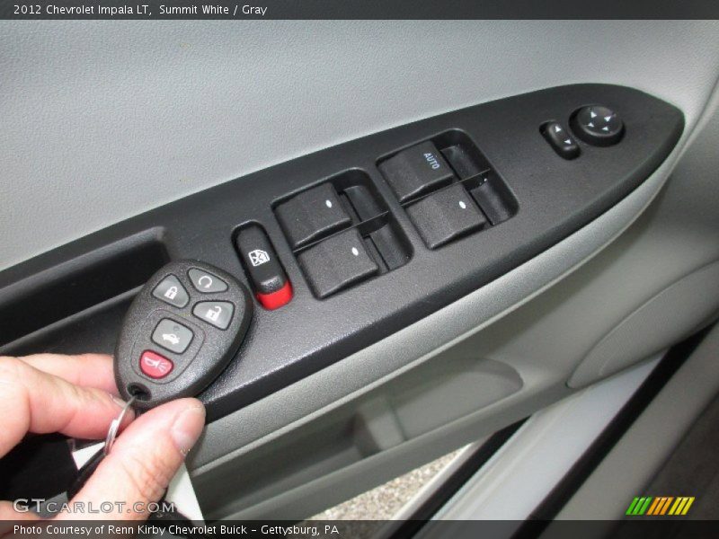 Summit White / Gray 2012 Chevrolet Impala LT