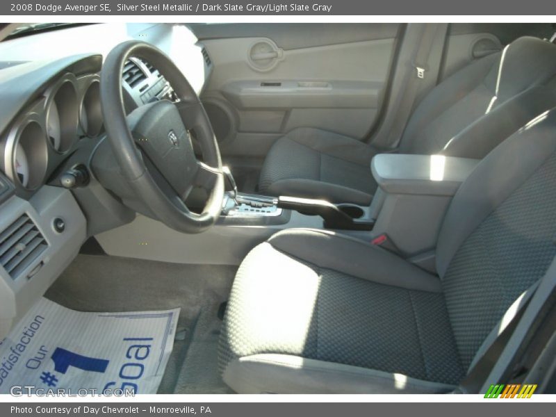 Silver Steel Metallic / Dark Slate Gray/Light Slate Gray 2008 Dodge Avenger SE