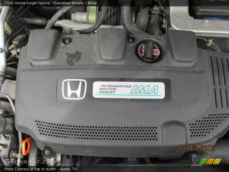  2006 Insight Hybrid Engine - 1.0 Liter SOHC 12-Valve 3 Cylinder IMA Gasoline/Electric Hybrid