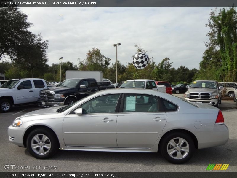 Silver Ice Metallic / Neutral 2012 Chevrolet Impala LS