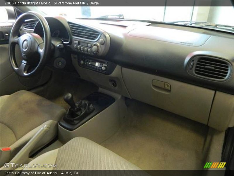 Dashboard of 2006 Insight Hybrid